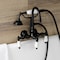 Kingston Brass AE9T0 Wall Mount Clawfoot Tub Faucet, Matte Black AE9T0 - alternate 5